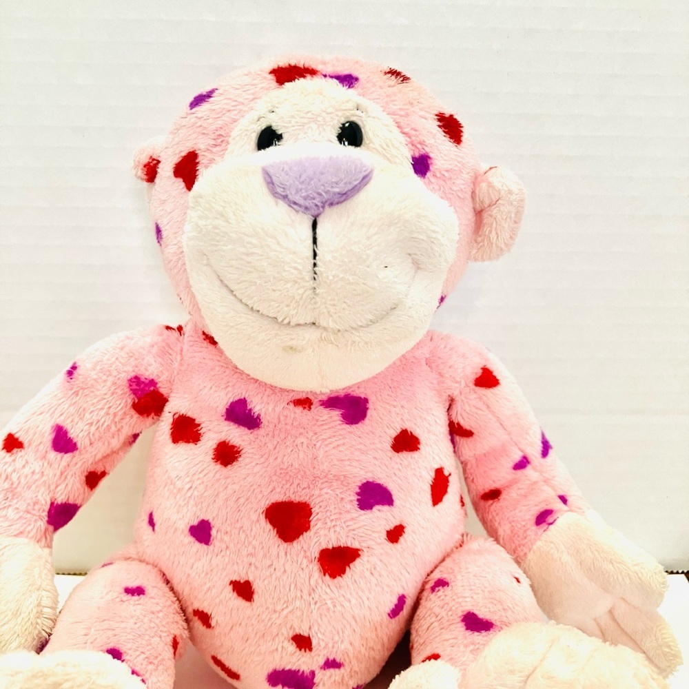 Webkinz Ganz Plush Love Monkey HM343 No Code Valentine’s 9in - Picture 3 of 9